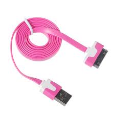 usb_cable_for iphone 4 _Pinck