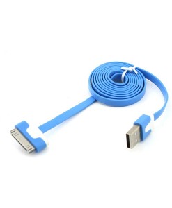 usb_cable_for iphone 4_ Blue