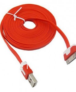 usb_cable_for iphone Red