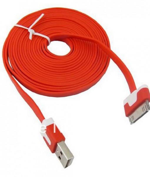 usb_cable_for iphone Red
