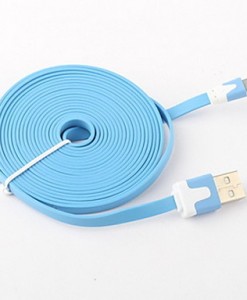 usb_cable_for iphone 5_ Blue