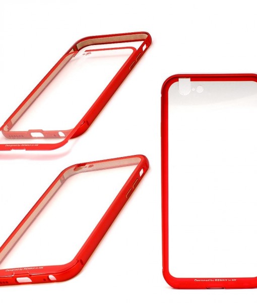 REMAX_MING-Metal_aluminium_PC_Frame_for_iPhone_6_6s_red_unboxing
