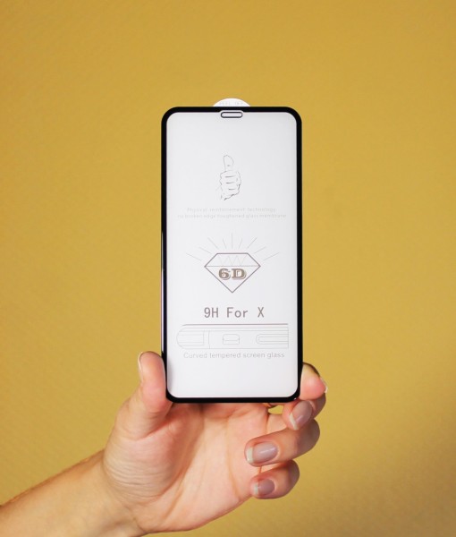 Защитное стекло 6D I-Phone XS